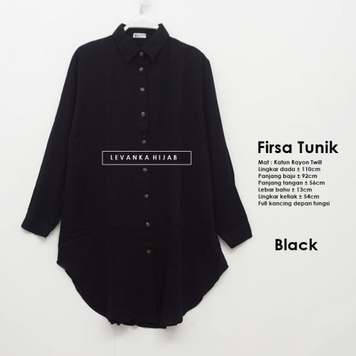 Firsa-006 Atasan Tunik Katun Rayon Twill